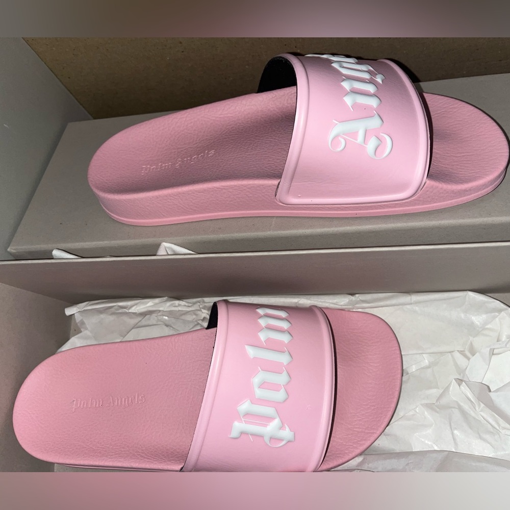 Palm Angels Pink Sliders